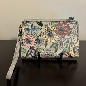 Sakroots Floral Clutch with Wristlet - Multicolor